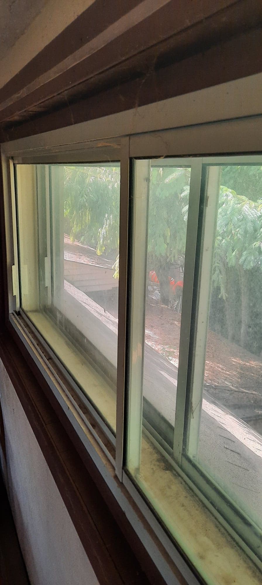 Vitres sales avant lavage